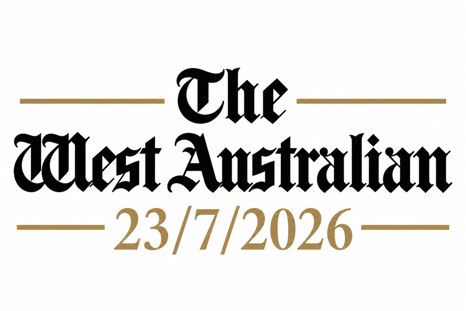 The West Australian media feature - 23 July 2026